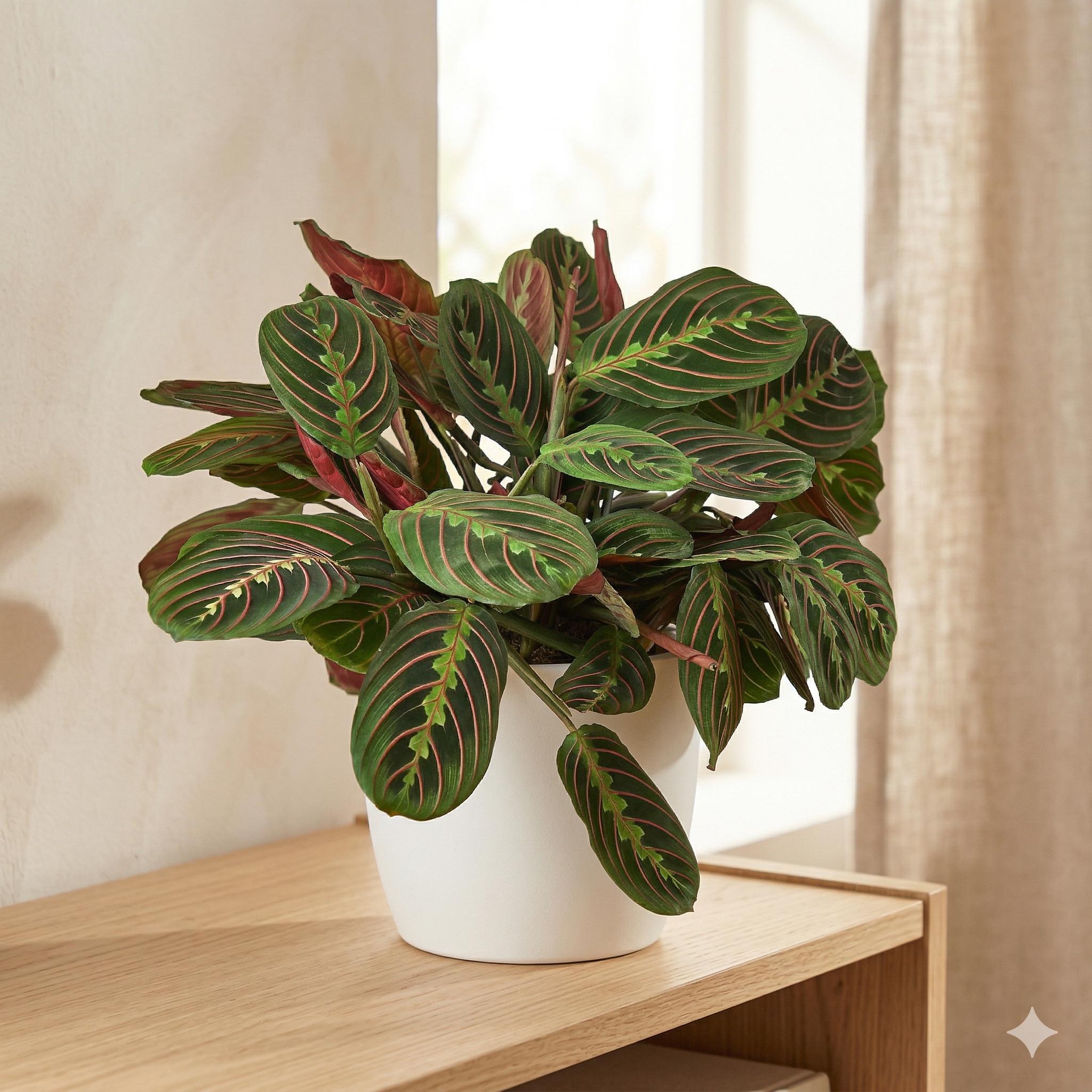 Maranta Red Prayer Plant Indoor Plants 3" Pot / Nursery Pot Austin Jungle Co.