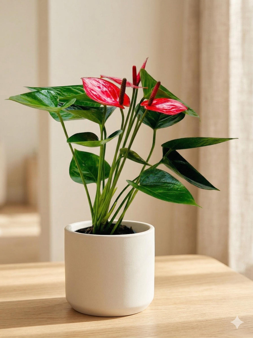 Anthurium 'Livium' Indoor Plants 4" Pot / Nursery Pot Austin Jungle Co.