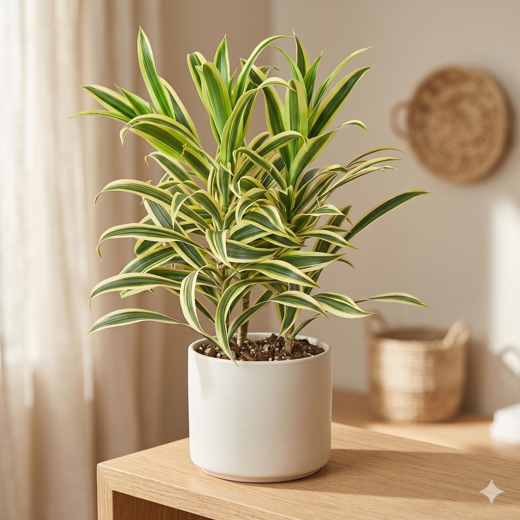Dracaena 'Song of India' Indoor Plants 4" Pot / Nursery Pot Austin Jungle Co.