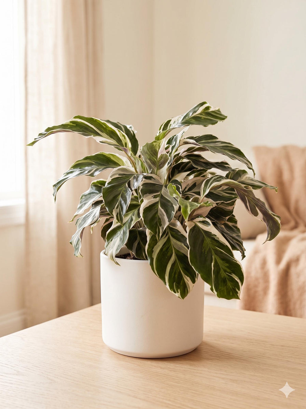 Calathea 'White Fusion' 2" Pot Austin Jungle Co.