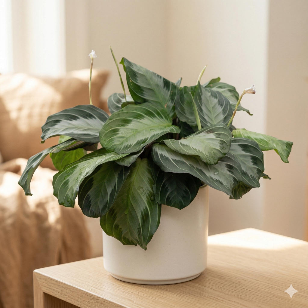 Maranta 'Silver Band' Default 4" Pot Austin Jungle Co.
