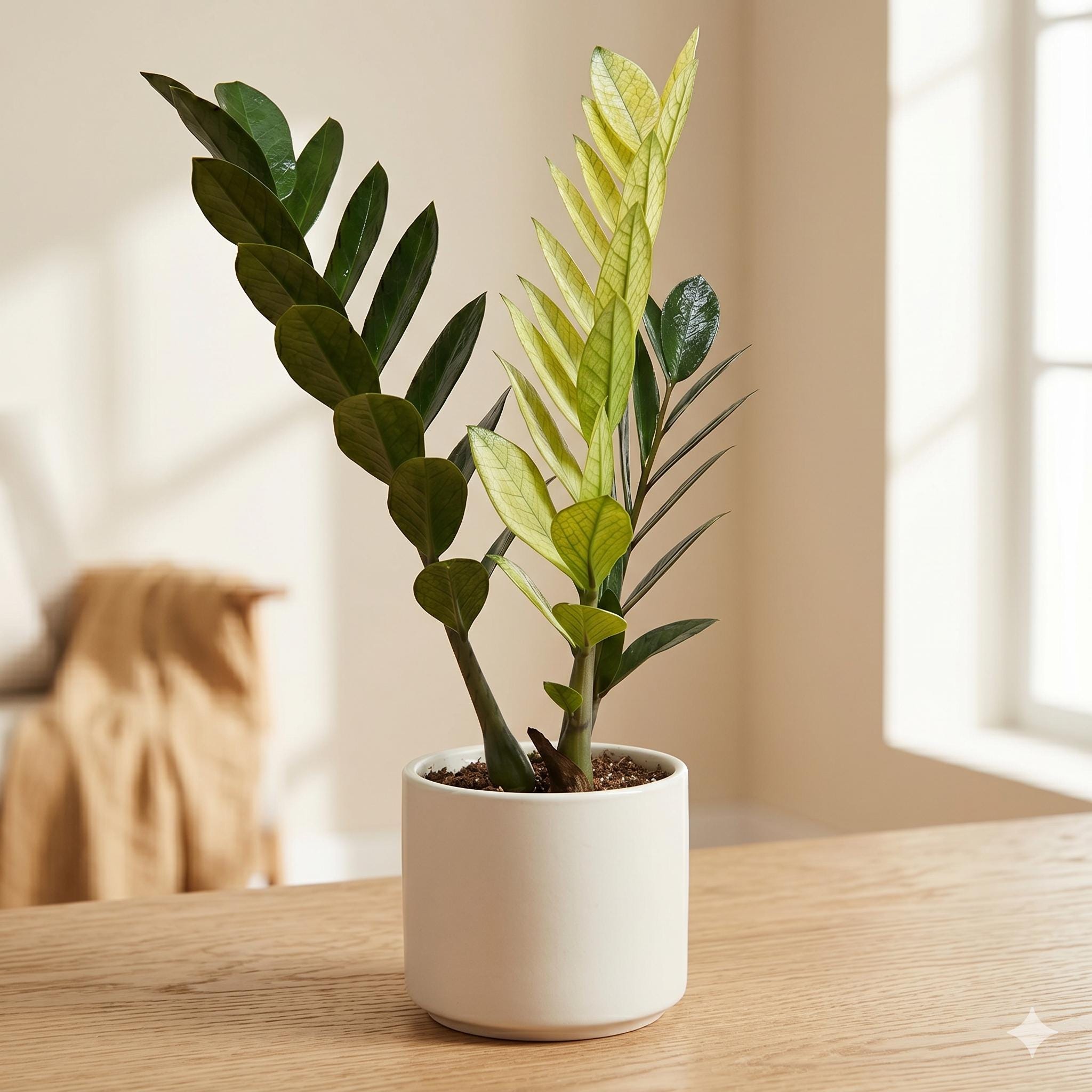 Zamioculcas 'Chameleon' 4" Pot Austin Jungle Co.