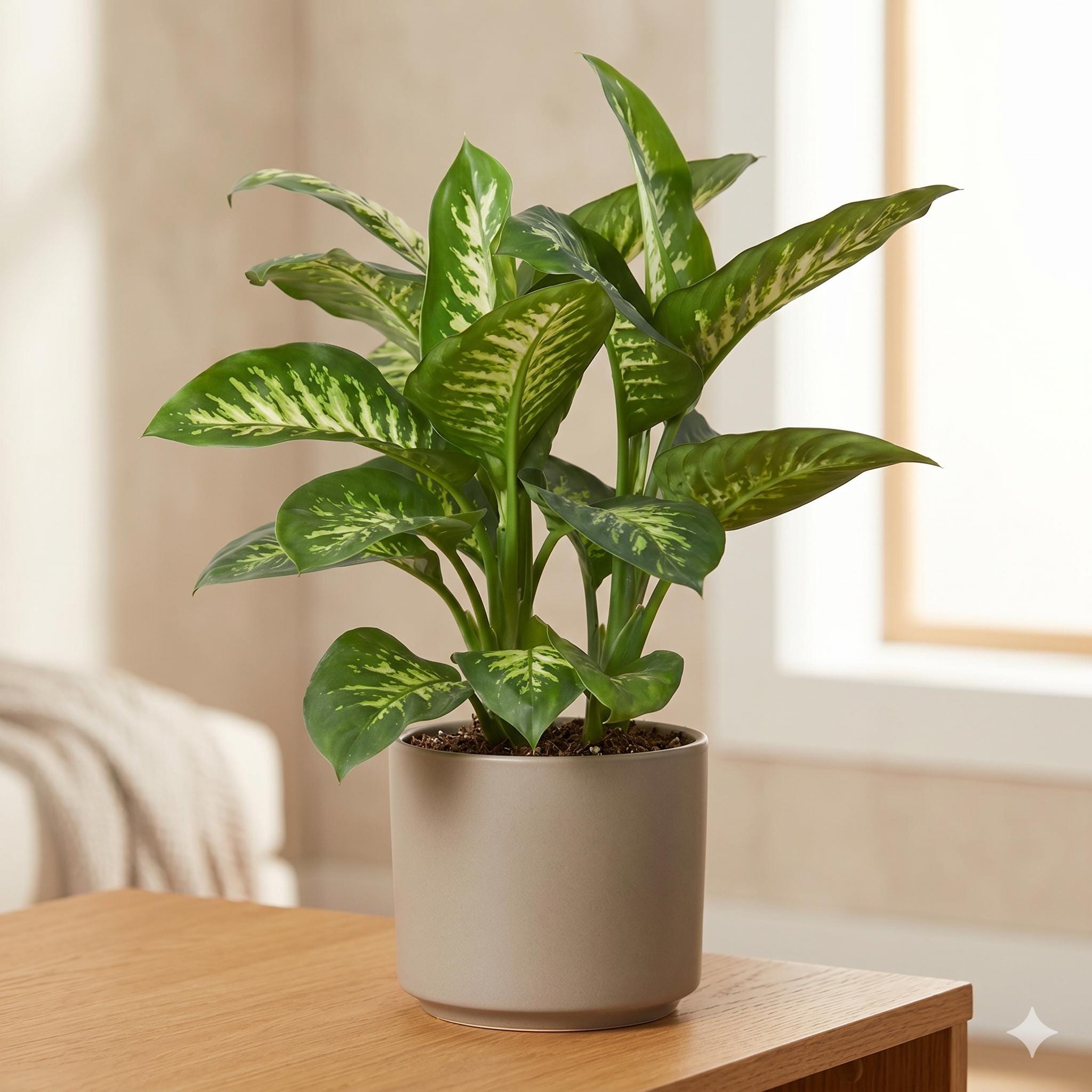 Dieffenbachia 'Tropic Snow' Indoor Plants 4" Pot / Nursery Pot Austin Jungle Co.