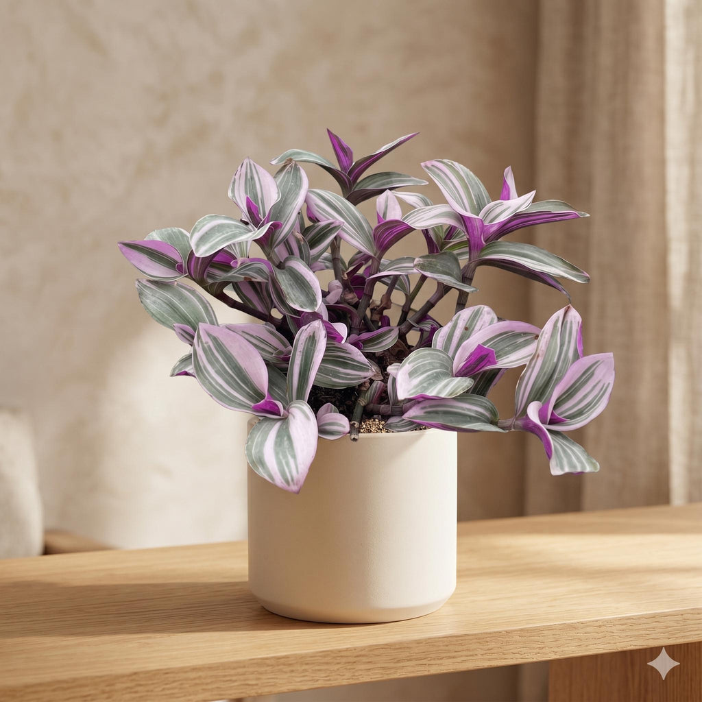 Tradescantia 'Nanouk' Indoor Plants 4" Pot Austin Jungle Co.