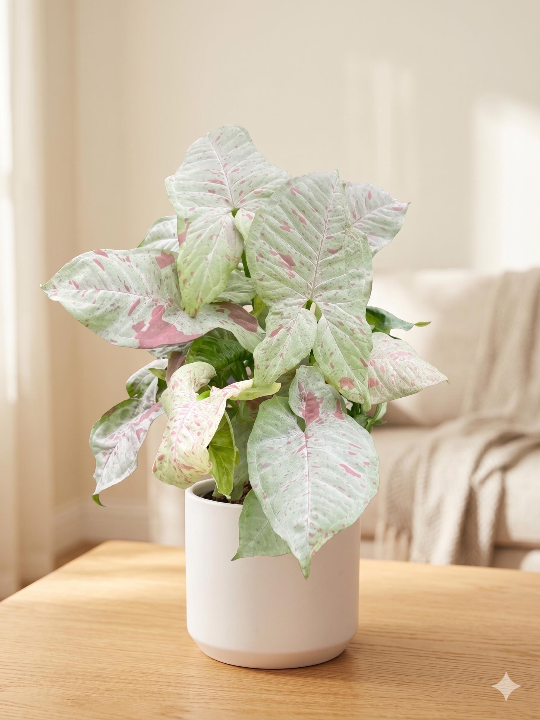 Syngonium 'Milk Confetti' Indoor Plants 4" Pot Austin Jungle Co.
