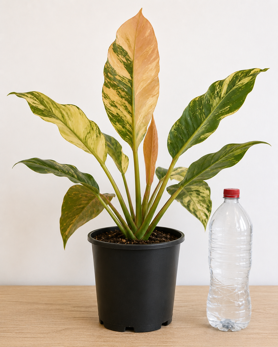 Philodendron ‘Caramel Marble’ 6–8" pot