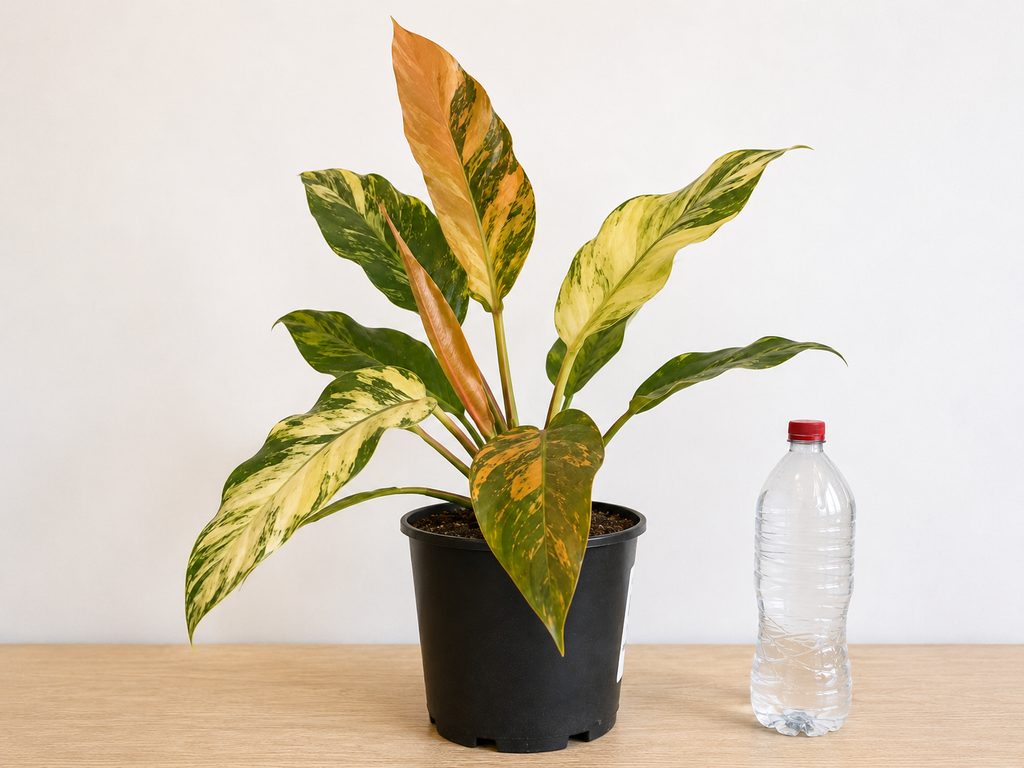 Philodendron ‘Caramel Marble’ 6–8" pot